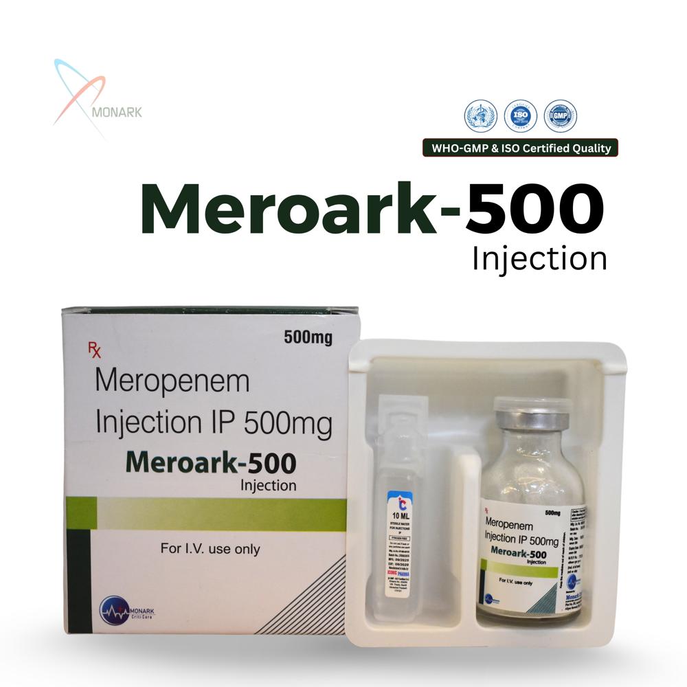 Meropenem-500mg Injection - Brand Name: Meroark-500
