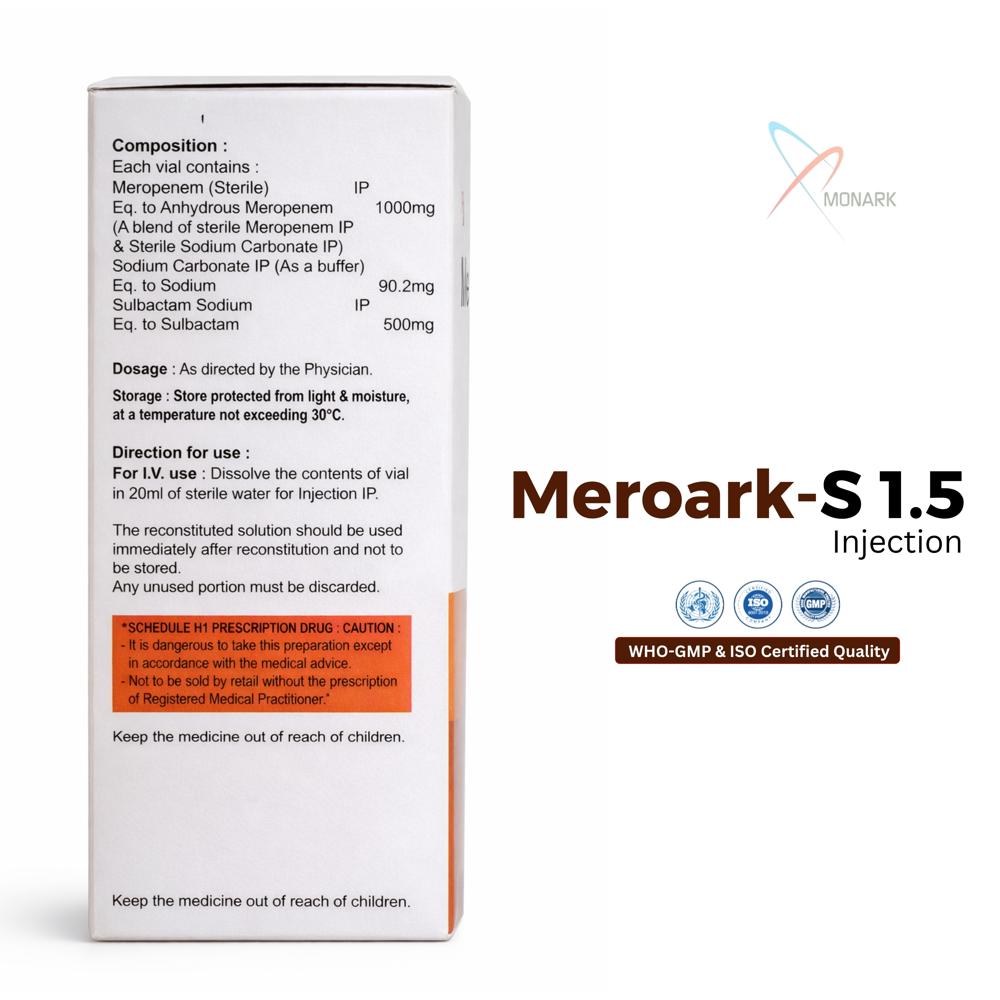 Meropenem-1000mg + Sulbactun 500mg Injection