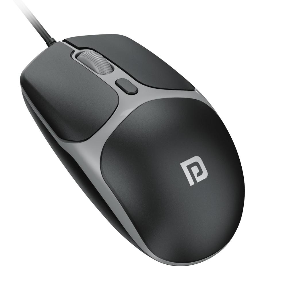 Portronics Toad 103 Wired Optical Mouse with 2400 DPI, Plug & Play,