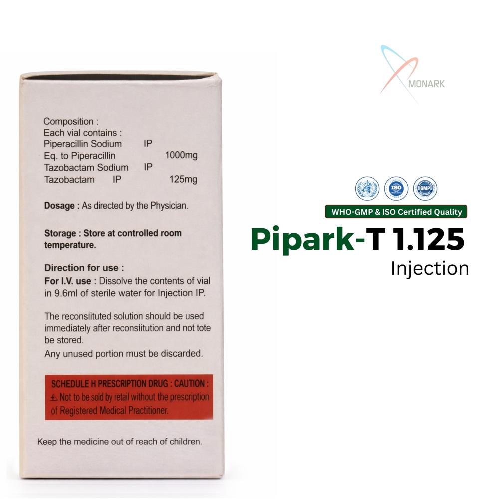 Piperacillin 1000MG +Tazobactum 125 mg injection