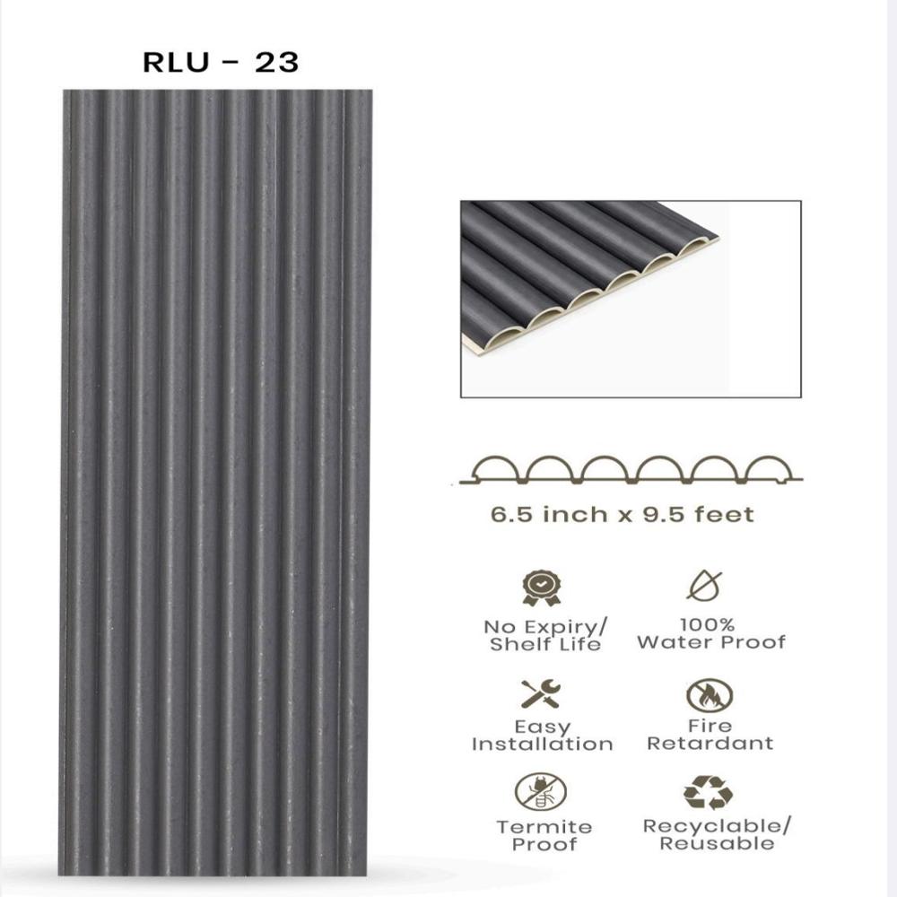 Half Round Mould Wpc Louver - Advantage: Modern & Premium Look   Enhances Interiors With A Stylish 3d Design    Durable & Long-lasting   Strong Material With High Lifespan    Water-resistant   Suitable For Moisture-prone Areas    Termite-proof   No Damage From Insects    Low Maintenance   Easy To Clean