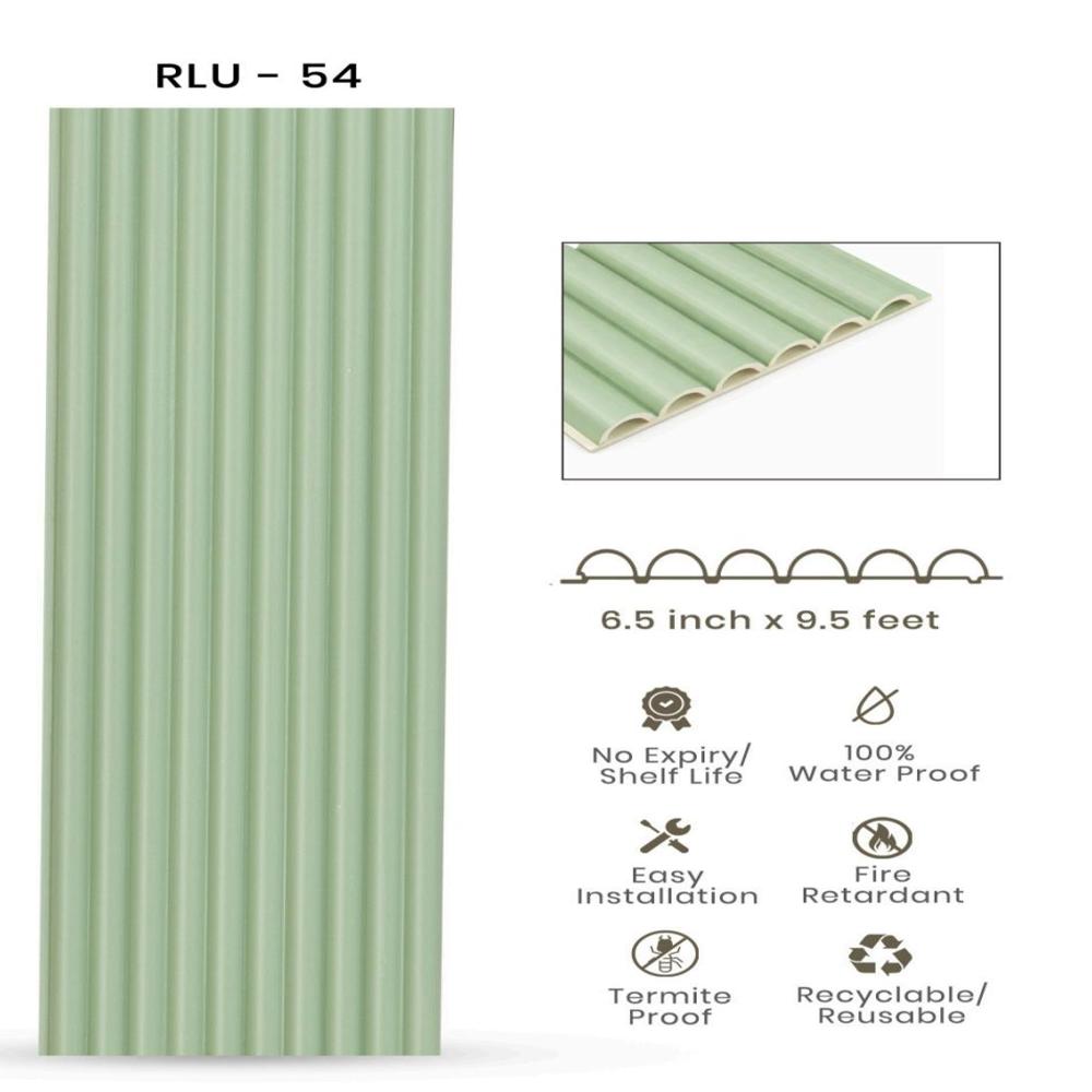 Half Round Mould Wpc Louver - Advantage: Modern & Premium Look   Enhances Interiors With A Stylish 3d Design    Durable & Long-lasting   Strong Material With High Lifespan    Water-resistant   Suitable For Moisture-prone Areas    Termite-proof   No Damage From Insects    Low Maintenance   Easy To Clean