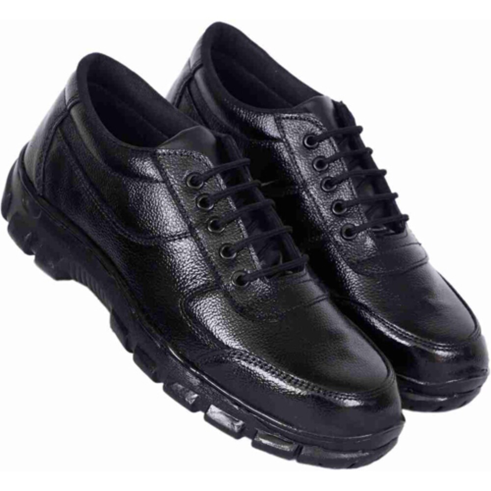 Black Safety Shoe Steel Toe Boot