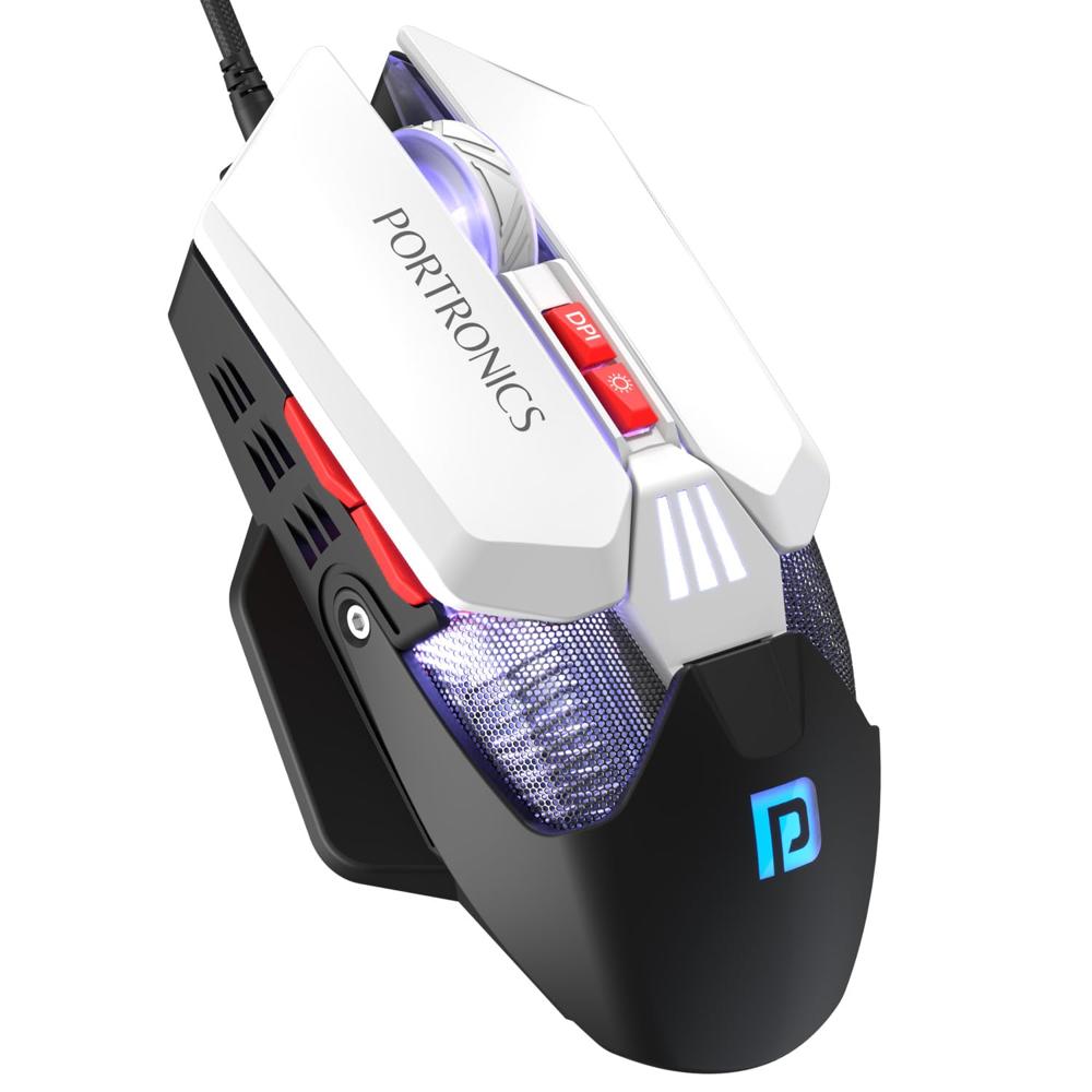 Portronics Vader X USB Wired Programmable Gaming Mouse, Upto