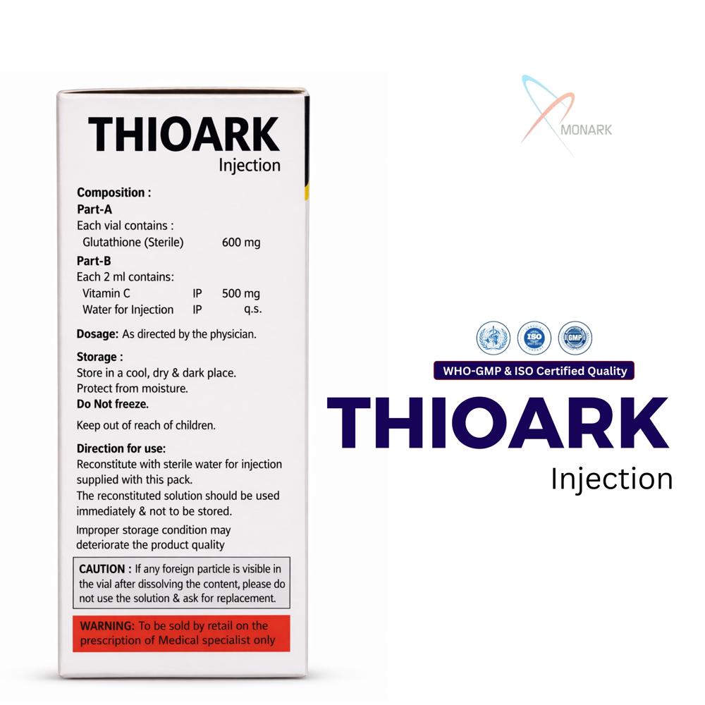 Glutathione 600mg Injection & Vitamin C Injection IP