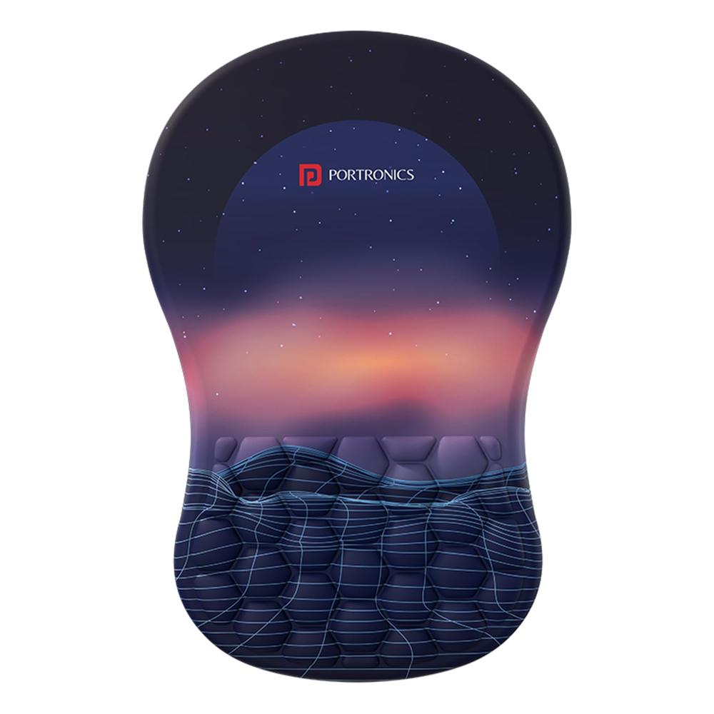 Portronics Comfipad Wrist Rest Mouse Pad with Soft Foam