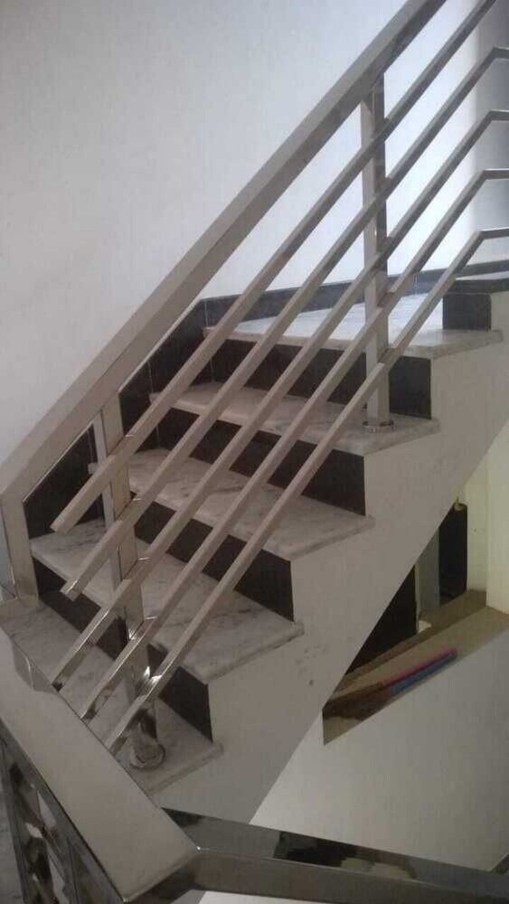 Stainless Steel Railing - Arm Length: Custom Length Available