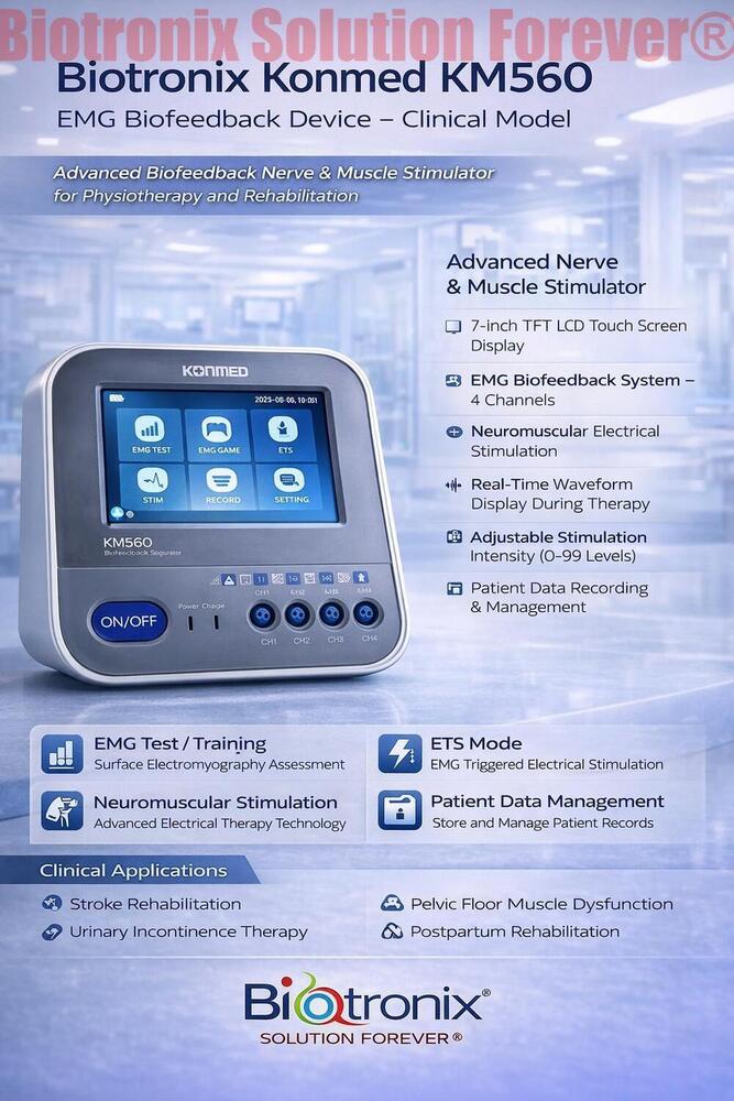 Konmed KM-560 Biofeedback Machine for Pelvic Floor Therapy