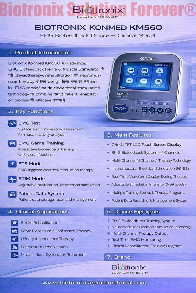Konmed KM-560 Biofeedback Machine for Pelvic Floor Therapy