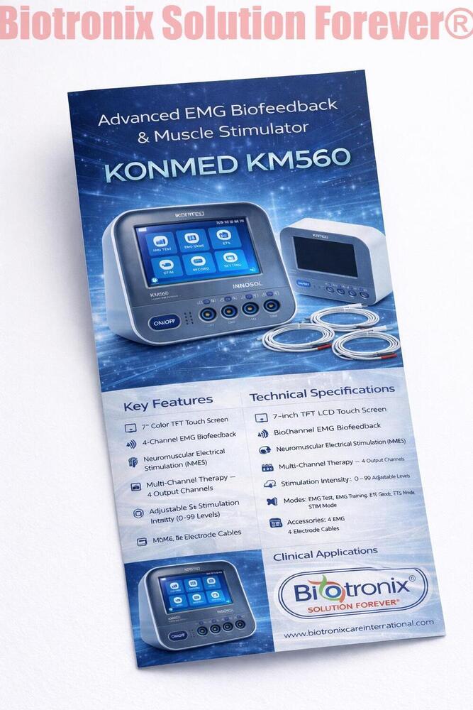 Konmed KM-560 EMG Biofeedback System with Therapy Programs
