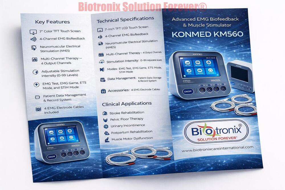 Konmed KM-560 EMG Biofeedback System with Therapy Programs
