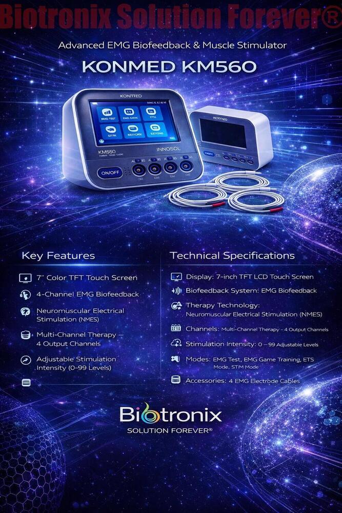 Konmed KM-560 Advanced Biofeedback Device with Multi Channel