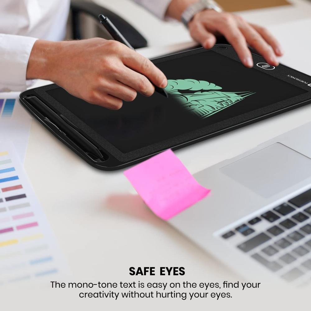 Portronics Portable RuffPad E-Writer 21.59Cm (8.5-inch) LCD with App Support, Stylus Drawing