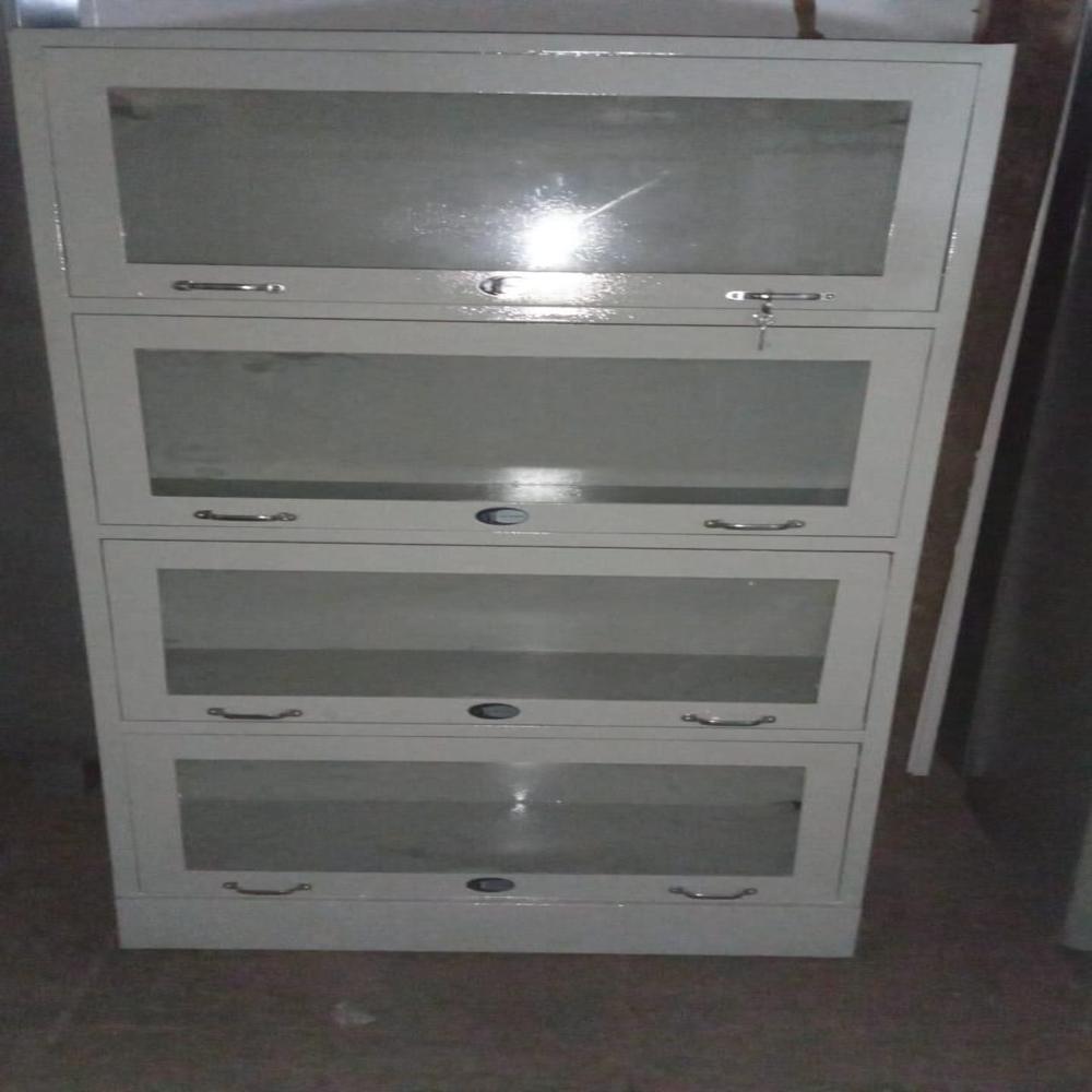 Glass Door Book Shelf Cupboard