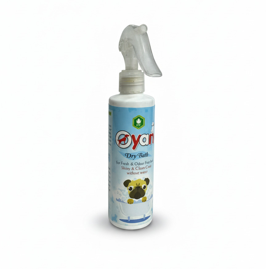 Oyan Dry Bath Spray for Dogs And Puppies