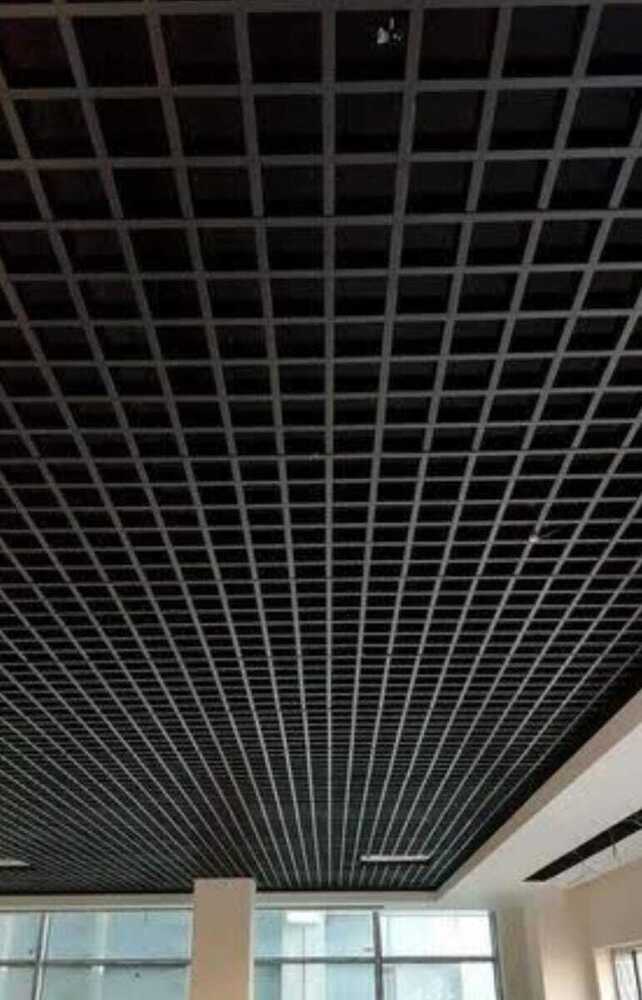 Black Open Cell Ceiling