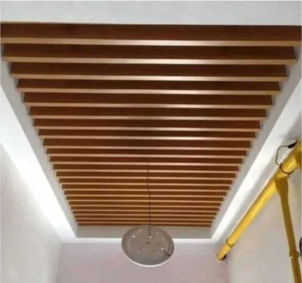 Wooden Baffle Ceiling By Rishabhdev International