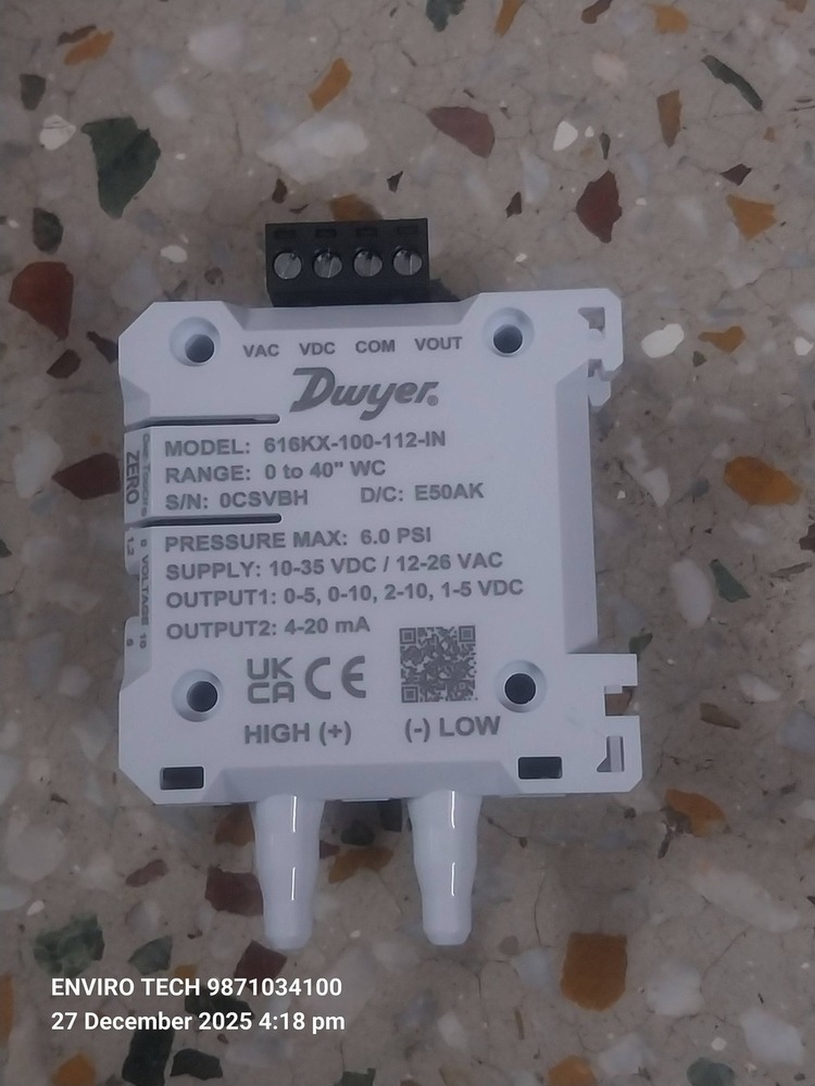 Dwyer Instruments 616KX-200-105-IN Differential Pressure Transmitter