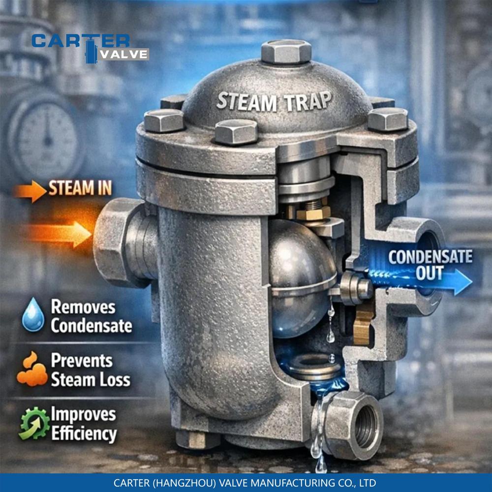 Steam Trap Valve,Free Float Trap,Inverted Bucket Trap,Thermostatic Trap,Bellows Trap,Ggg40 Cast Iron,Flanged FF Connection,API Standard,Industrial Steam Valve