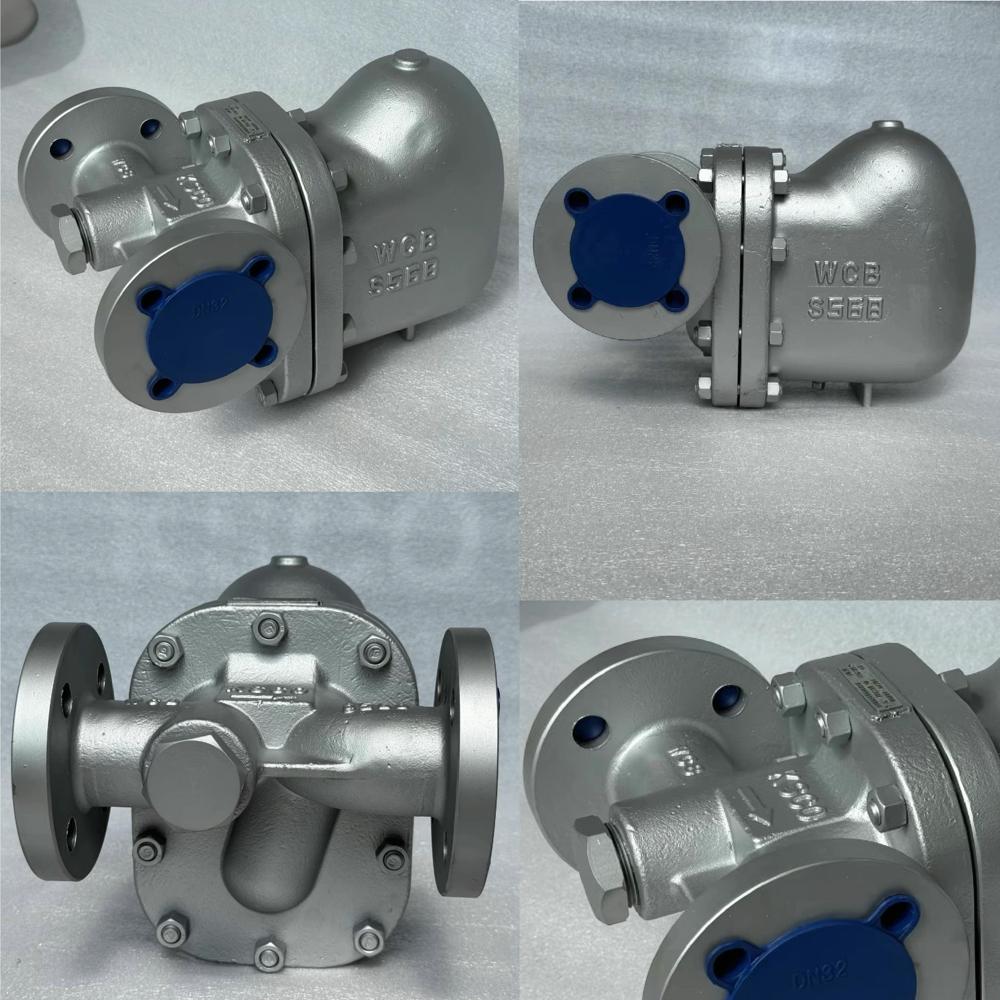 Steam Trap Free Float Trap Inverted Bucket Trap Thermostatic Trap Bellows Trap 316L Flanged RF Electric Inverted Bucket Steam API JIS Valve