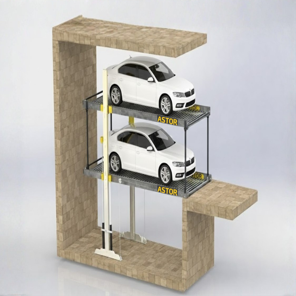 2 Level Pit Stack Parking