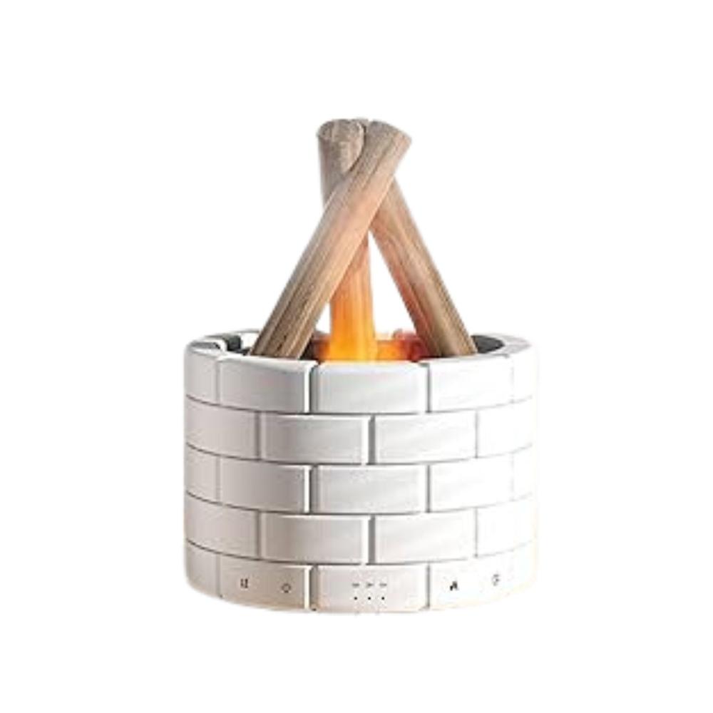 Bonfire Shaped Diffuser Essential Oil Diffuser Multi Function Flame Oil (1 Pc) - Color: Mix