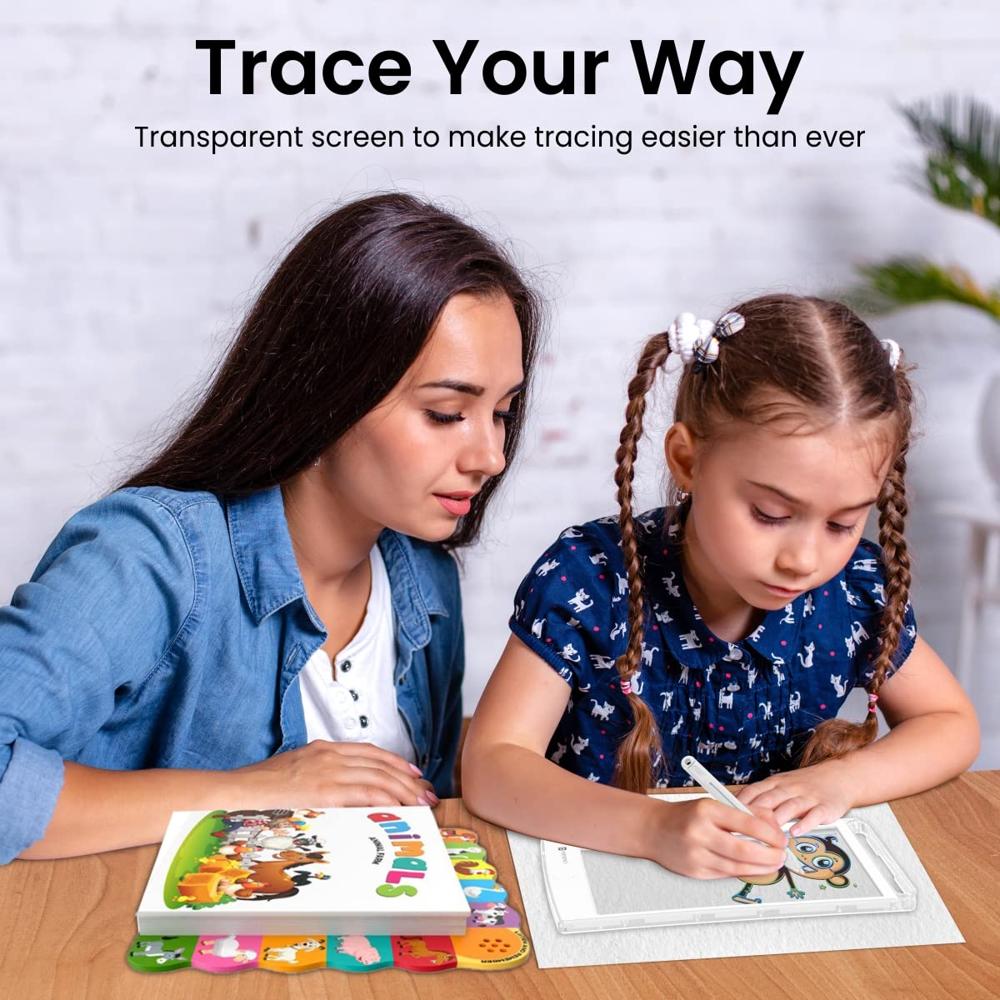 Portronics Ruffpad One Transparent Multicolor LCD Writing Pad with 8.5 inch Writing