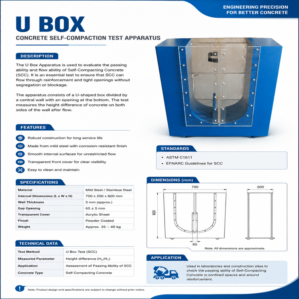 U Box Apparatus - Accuracy: 1 Mm
