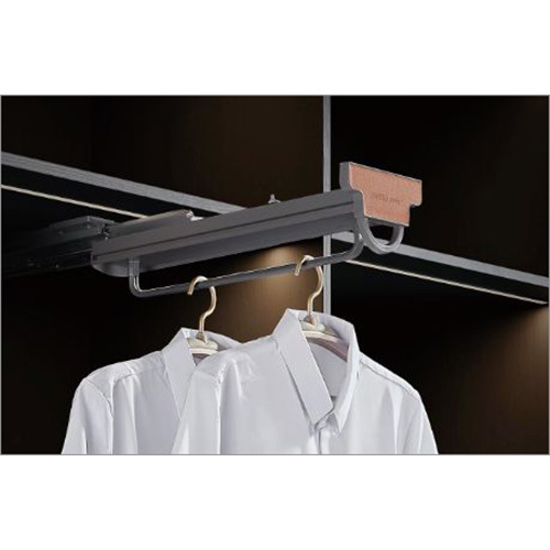 Luxury Living Studio wardrobe fixtures - Pull Out Hanger rack 