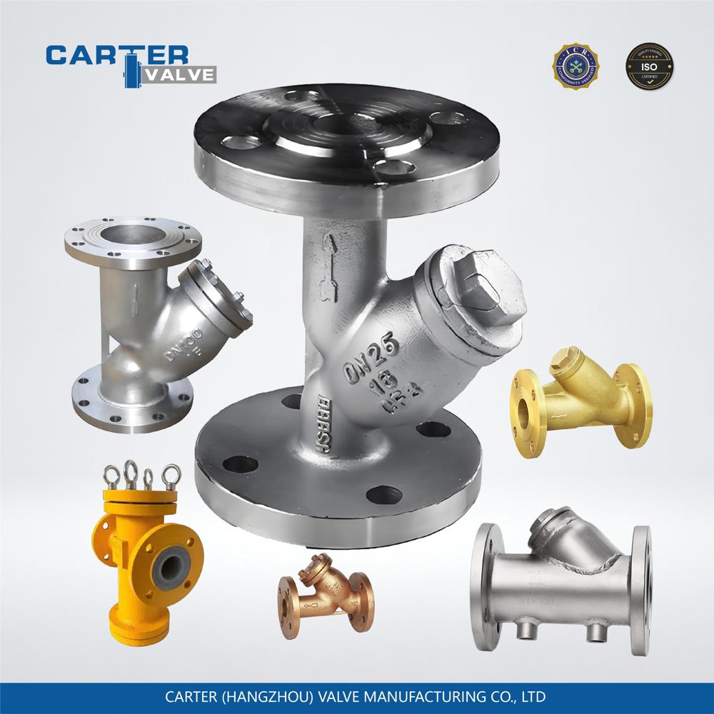 Precision Industrial Pipe Strainer, Y-Type/Basket-Type/T-Type Optional, Carbon Steel/Cast Steel Wcb/Stainless Steel 304/316L, RF/FF Flanged, ANSI/API Standard