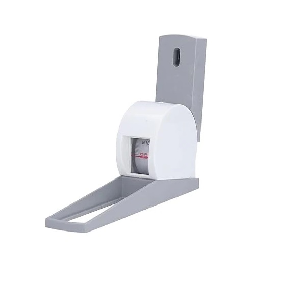 True Sense Stature Height Meter Measurer Ruler W/ Measuring Tape Retractable 2.2m, Sm-2.2