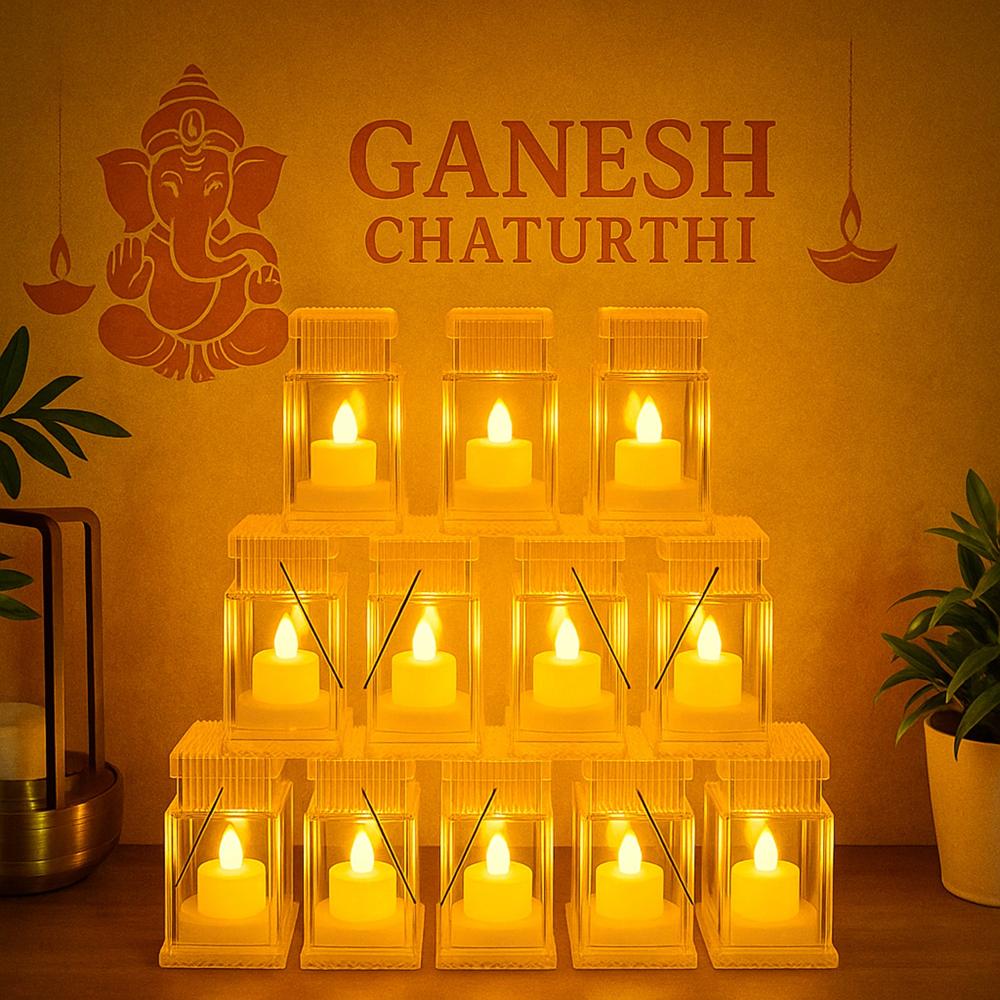 LED Storm Lantern Decorative Light (1 Pc)