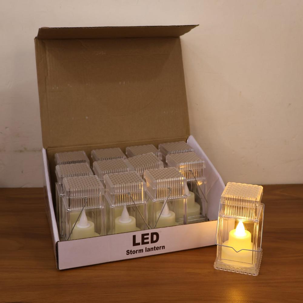 LED Storm Lantern Decorative Light (1 Pc)