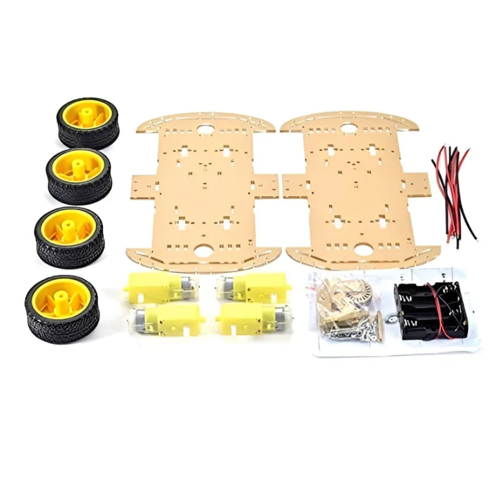 DIY 4-Wheel Smart Car Chassis Kit 