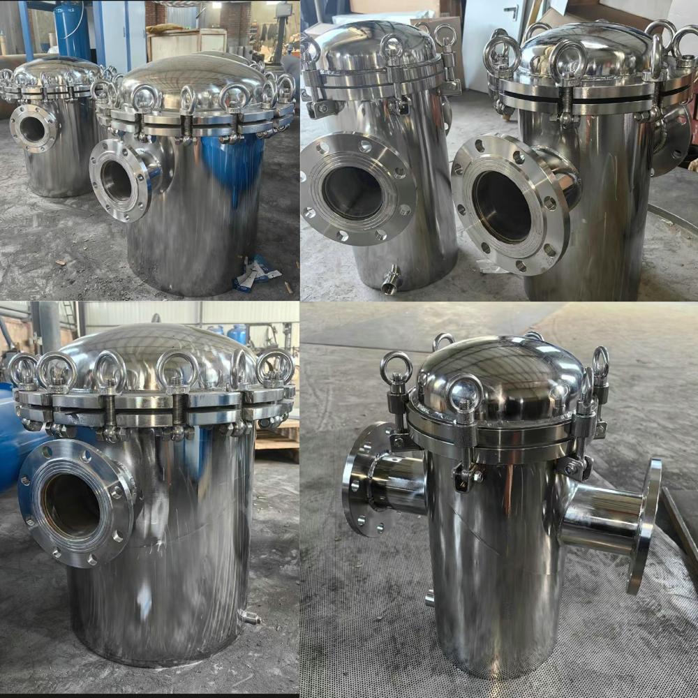 Industrial Pipeline Strainer,Basket-Type,304 Stainless Steel CF8,RF Flanged,ANSI/API Standard,Easy to Clean Filter for Food,Beverage and Pharmaceutical Industry