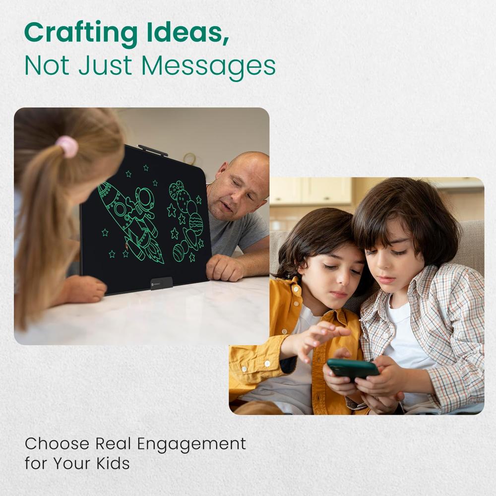 Portronics Ruffpad 22 LCD Writing Pad with 22 Inches Large Screen