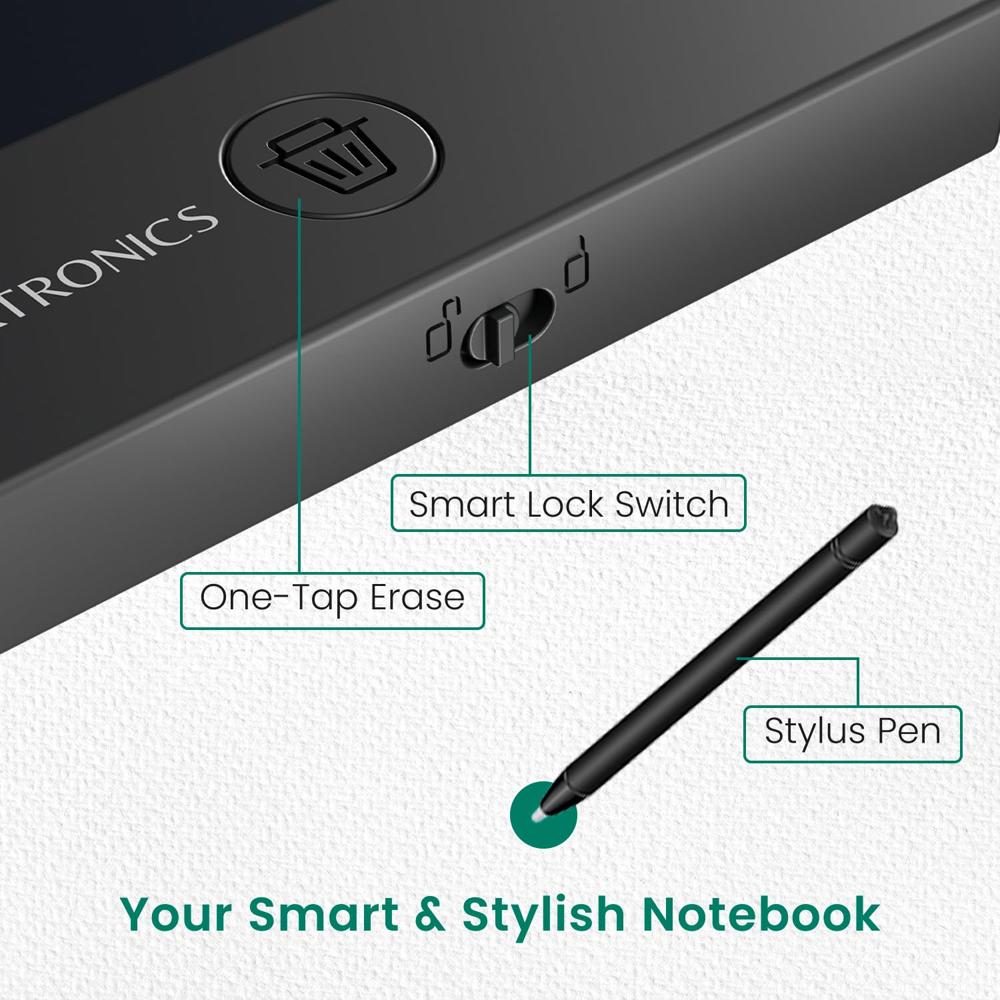 Portronics Ruffpad 22 LCD Writing Pad with 22 Inches Large Screen
