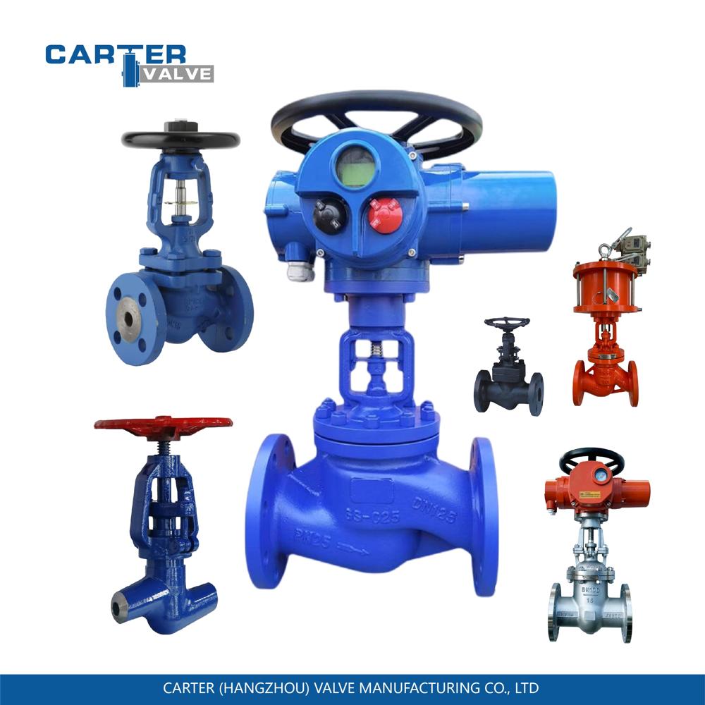 Pneumatic Actuated Globe Valve, Wcb Carbon Steel / CF8 304 Stainless Steel, RF/FF Flanged, ANSI/API/DIN Standard, High Pressure High Temperature Industrial