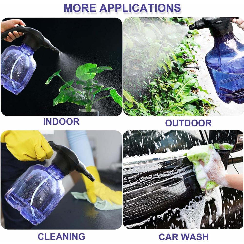 Electric 3L Garden Sprayer Automatic, Rechargeable Watering Can Fertilizing (1 Pc)
