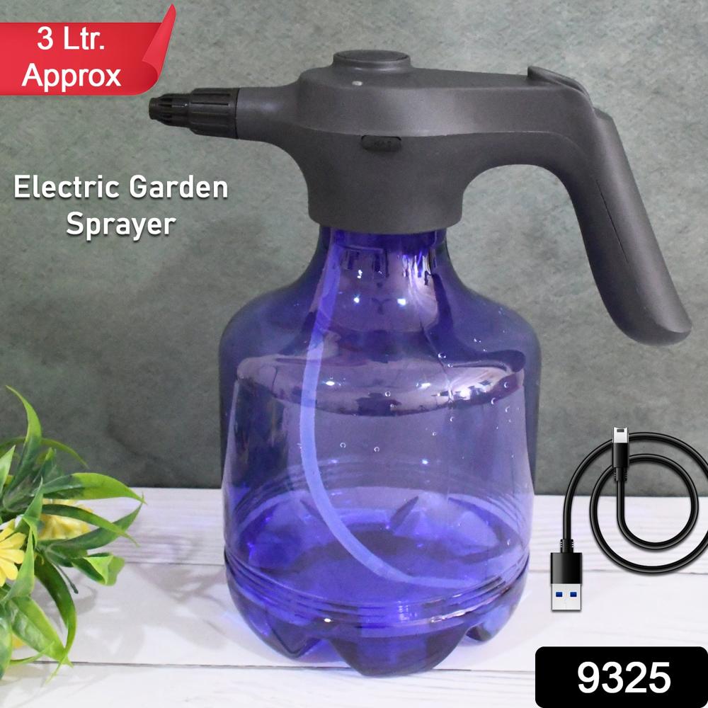 Electric 3L Garden Sprayer Automatic, Rechargeable Watering Can Fertilizing (1 Pc)