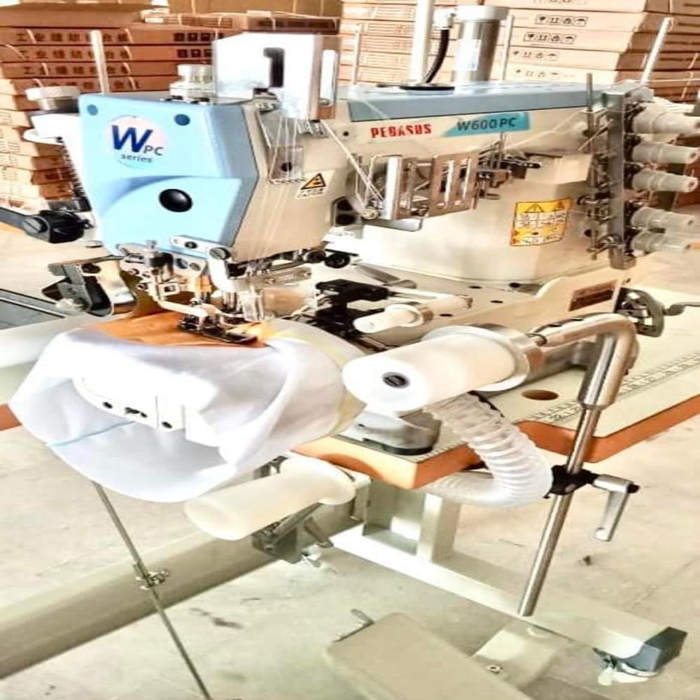 Pegasus W-600PC Cylinder Bed Flat Lock Sewing Machine