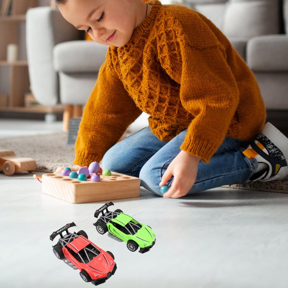 Mini Pull Back Racing Car Widely Used By Kids & Children (8 Pcs Set / Mix Color) - Material: Plastic