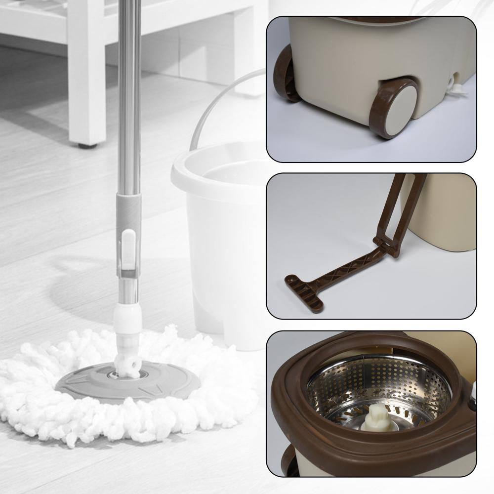 Spin Mop with Bucket Set  360 Rotating Mop for Home & Office