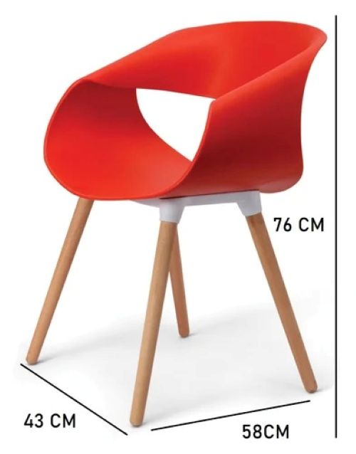 Tulip Cafe Chair - Color: Different Color Variant