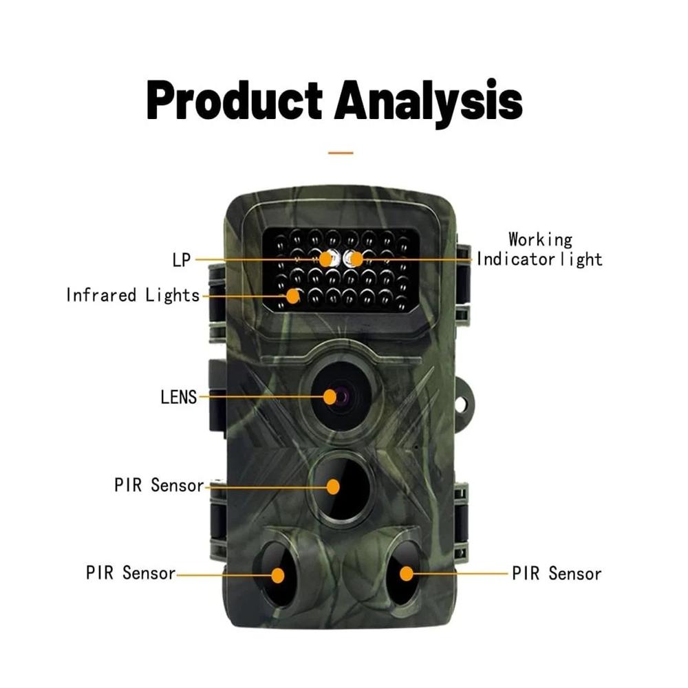 True Sense Hunting Trail Camera PR3000 36MP 1080P Night Photo Video Camera Multifunctional, PR3000