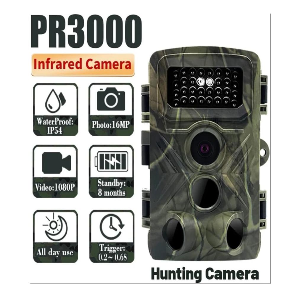 True Sense Hunting Trail Camera PR3000 36MP 1080P Night Photo Video Camera Multifunctional, PR3000