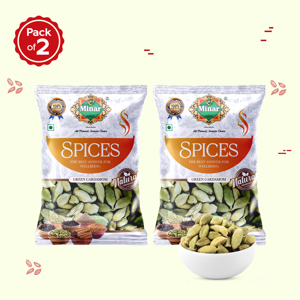 100g MINAR Natural Green Cardamom