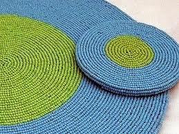 फ्लोर बीडेड प्लेस मेट