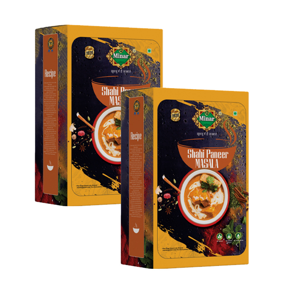 100g MINAR Natural Shahi Paneer Masala Powder Pack of 2