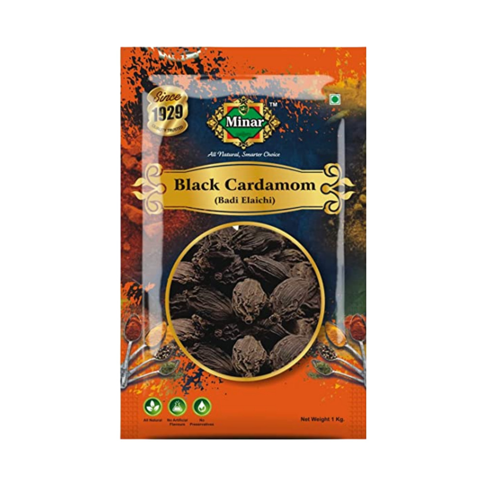 1kg MINAR Natural Black Cardamom